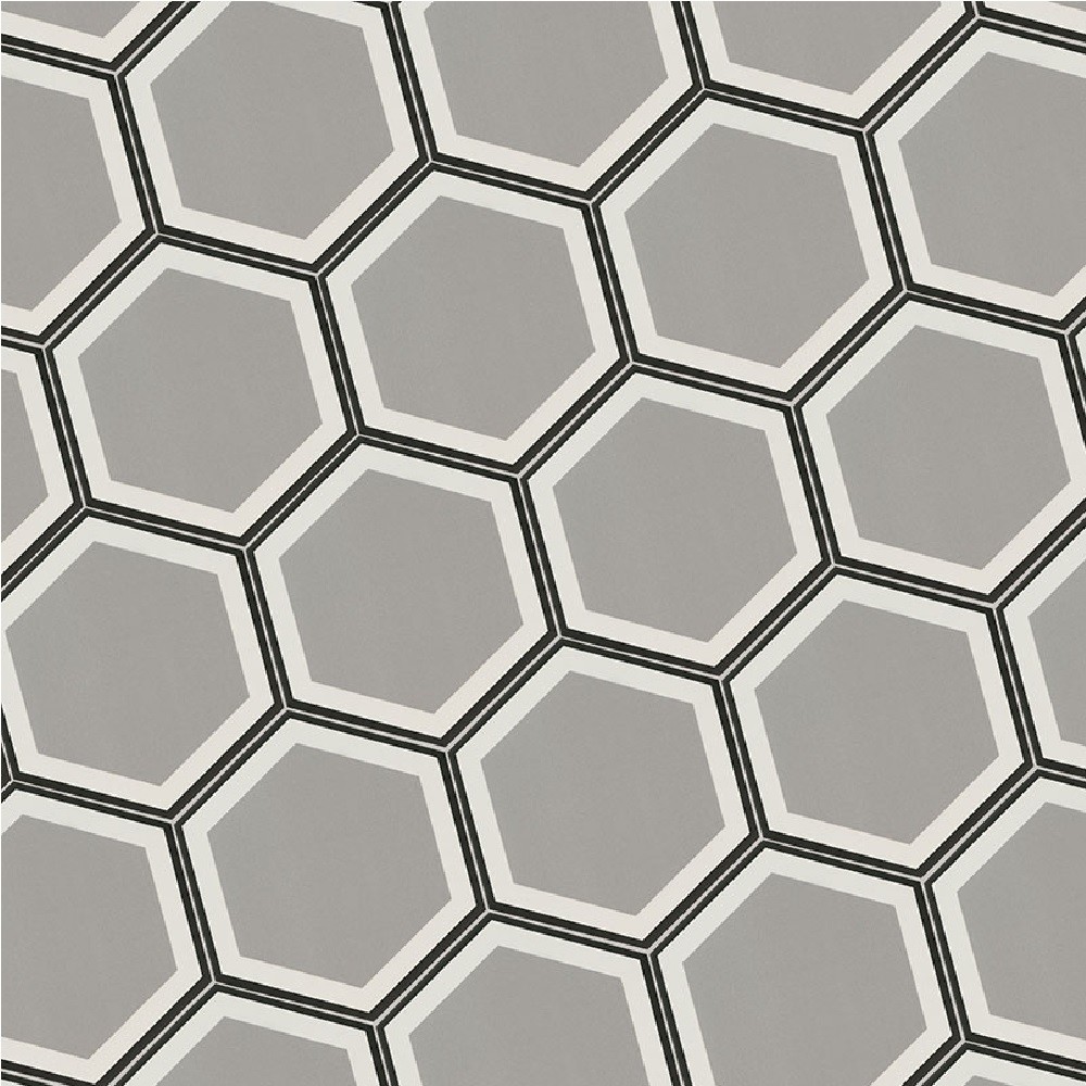 Hexley Hive 9x105 Hexagon Matte Porcelain Mosaic Tile 7229