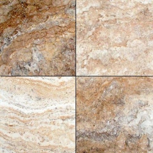 Travertine Seamless Texture Mats for Concrete Countertops