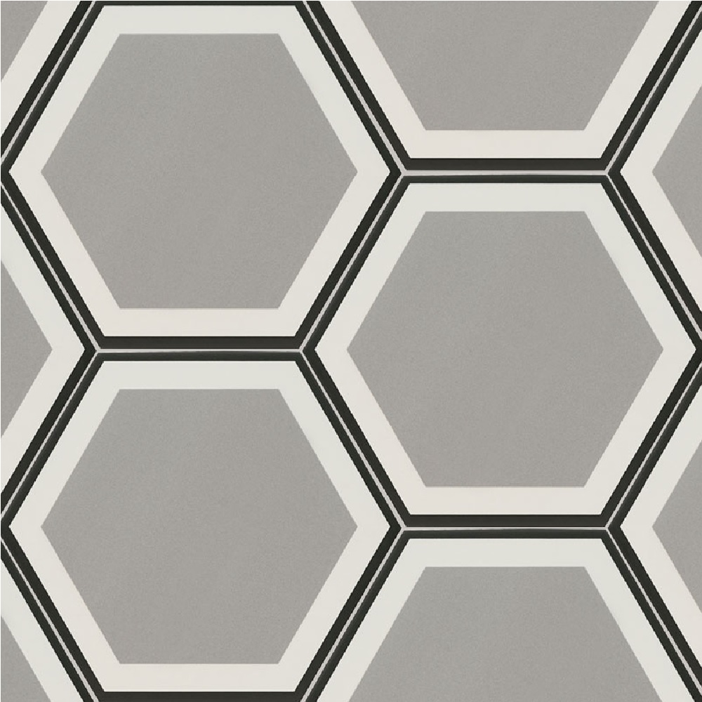 Hexley Hive 9x105 Hexagon Matte Porcelain Mosaic Tile 4139