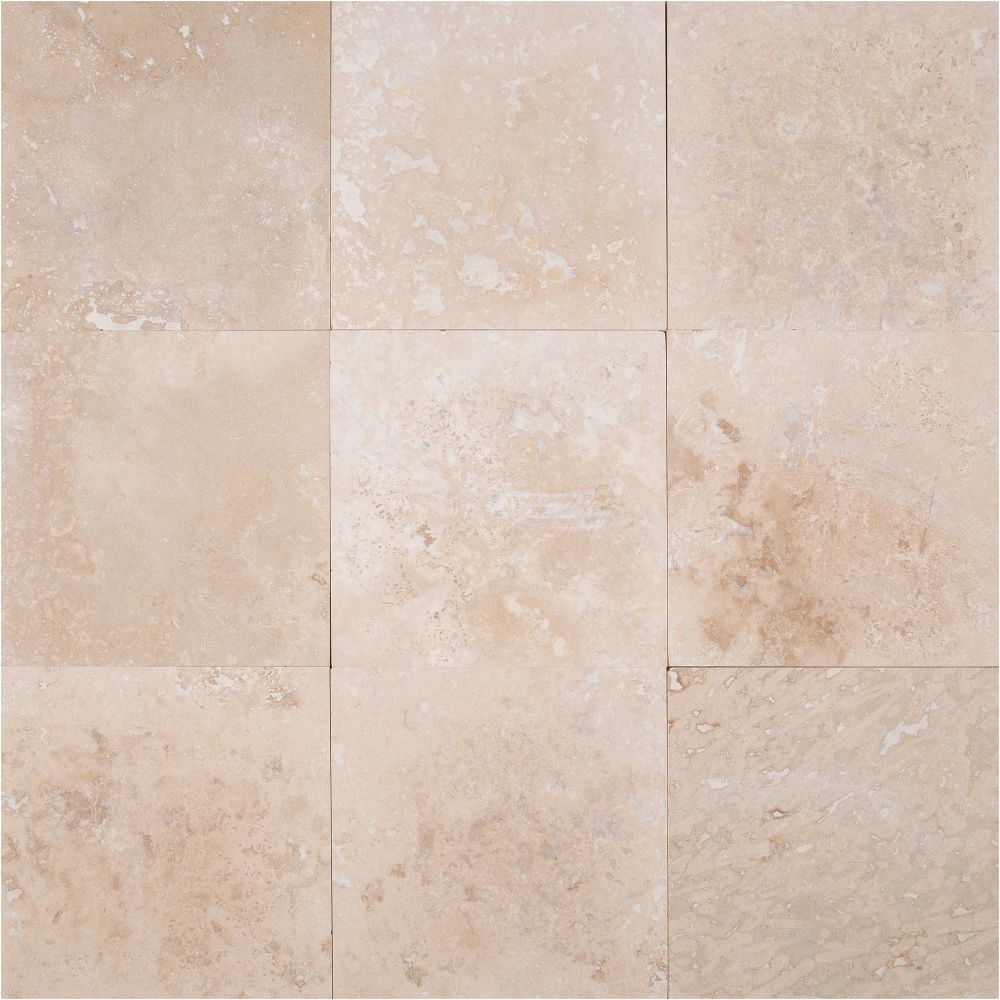 Tuscany Classic 18x18 Honed Filled Travertine Tile